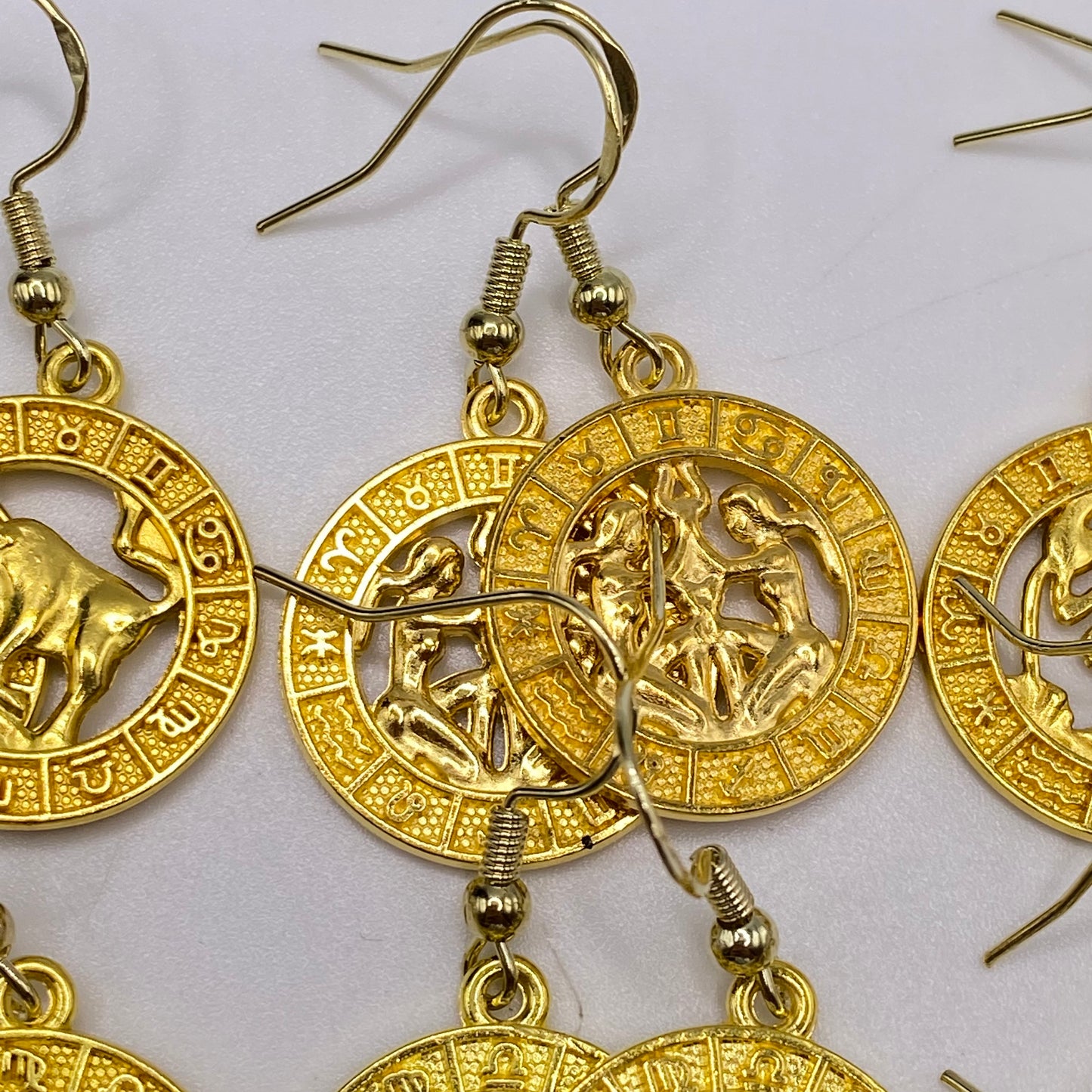 Gold Image Star Sign Earrings