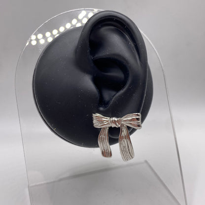 Bow Ribbon Stud Earrings