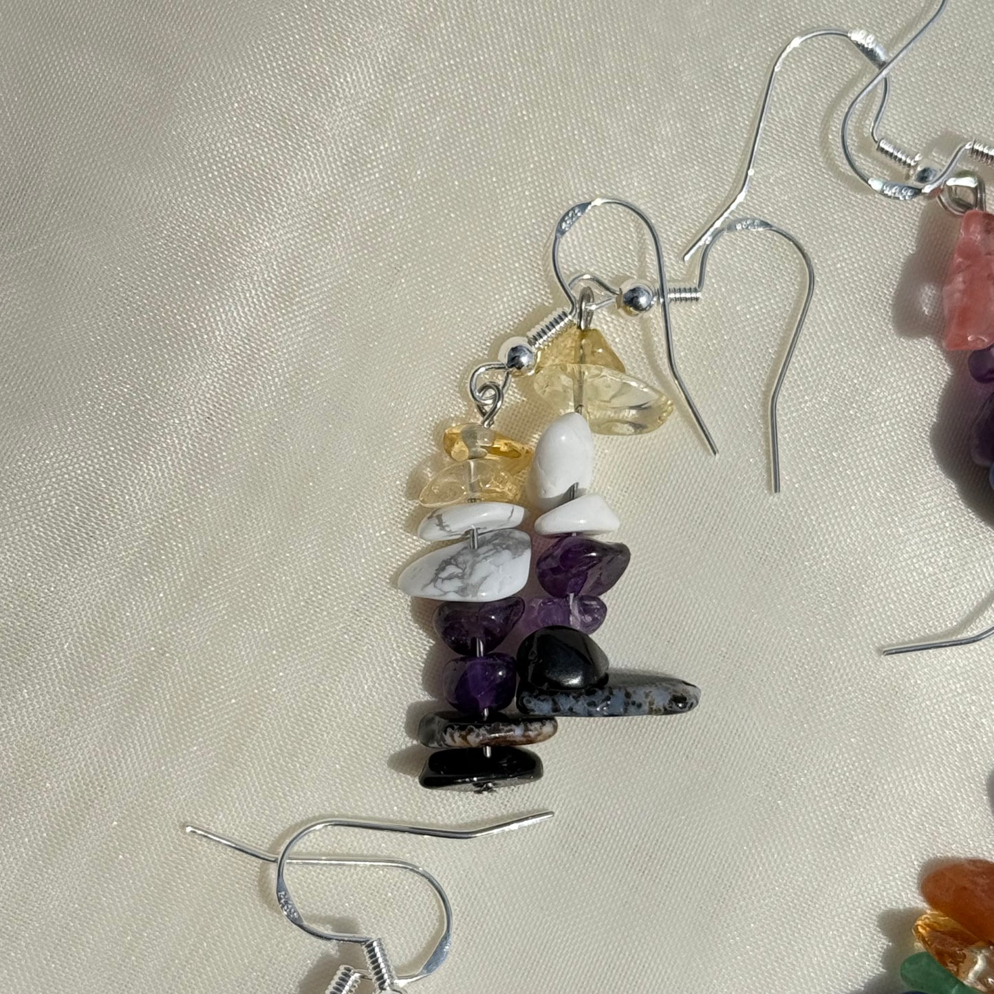 Rainbow Crystal Earrings