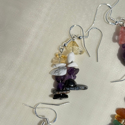 Rainbow Crystal Earrings