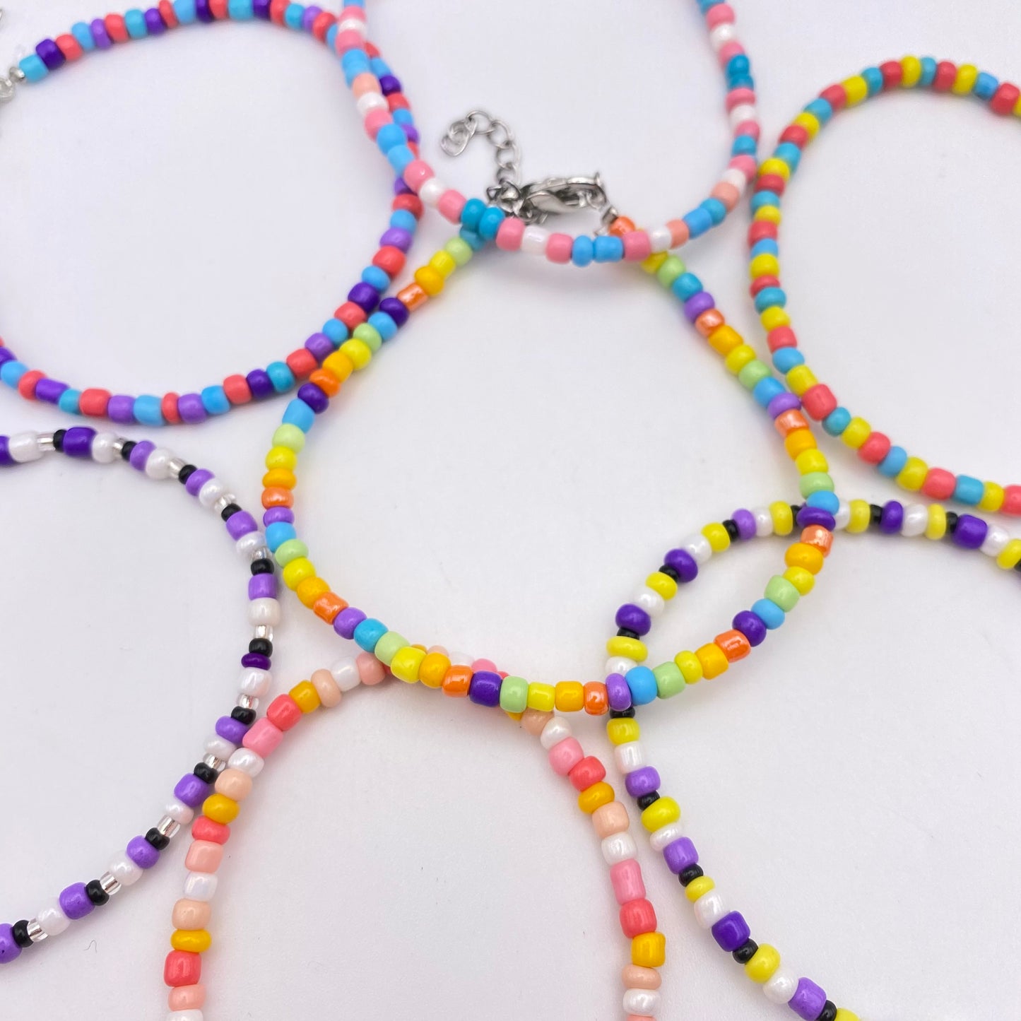 Rainbow Beaded Bracelets