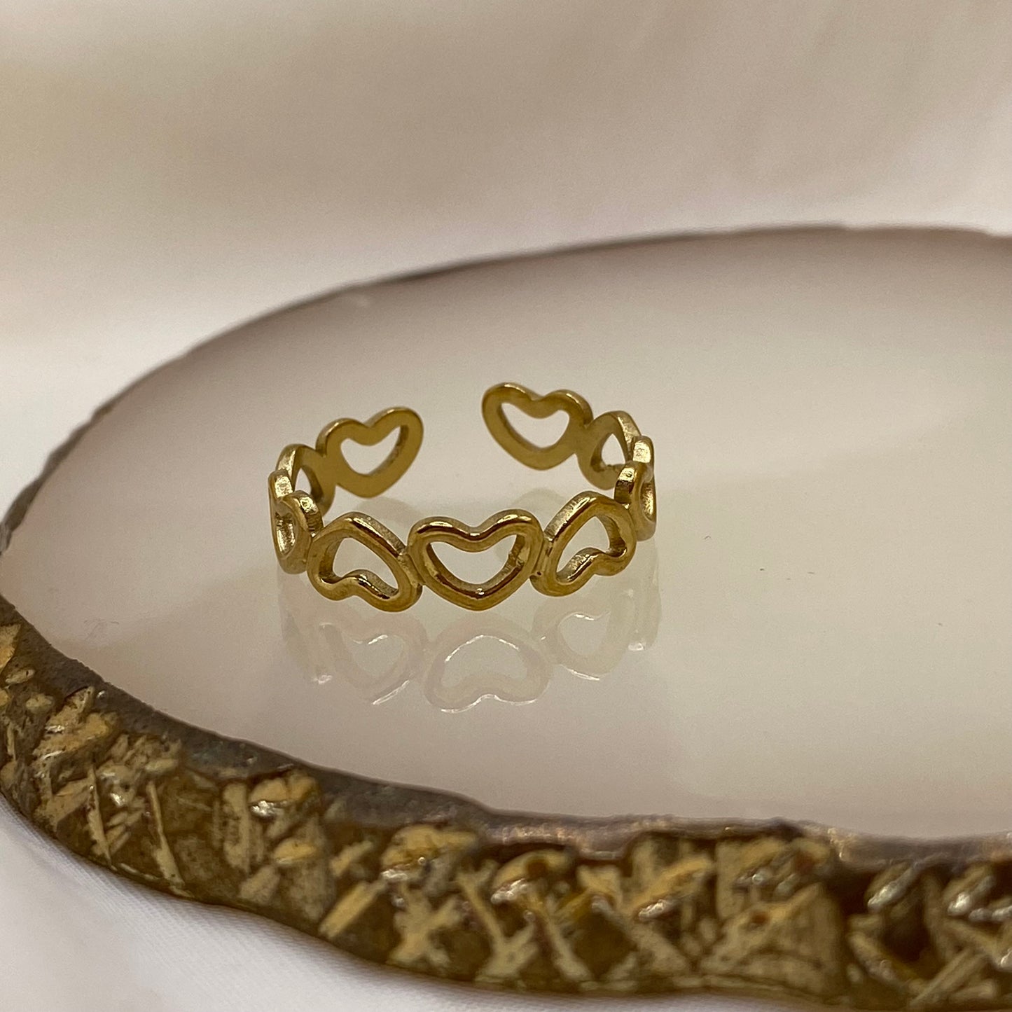 Wraparound Hearts Ring
