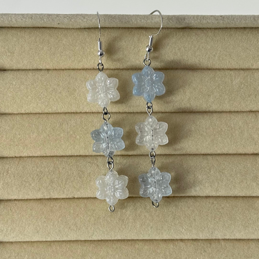 Snowflake Drop Earrings