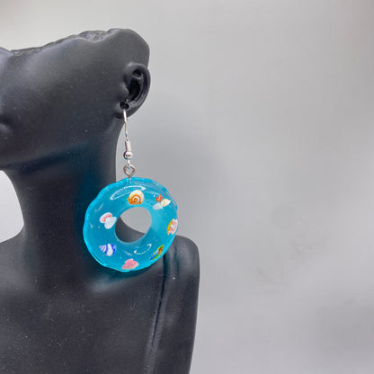 Rubber Ring Float Earrings