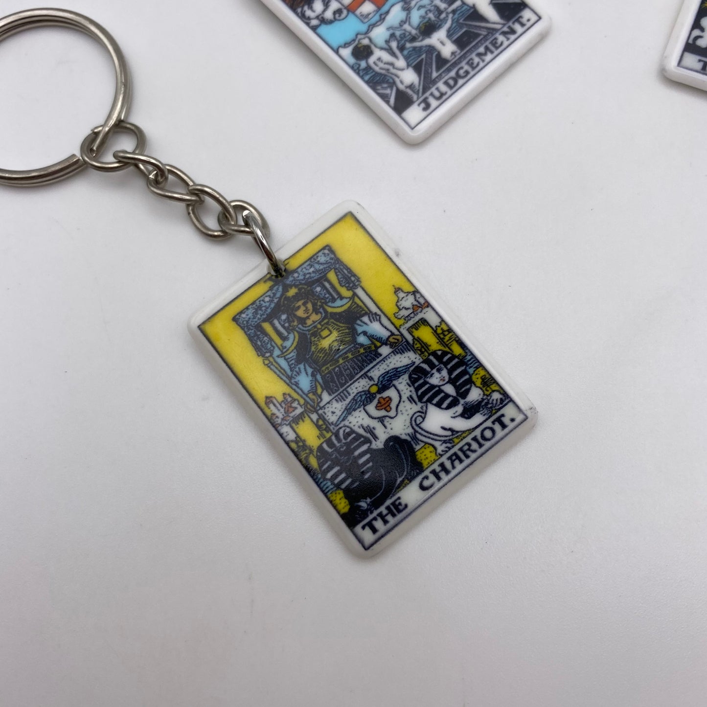 Colourful Tarot Card Keyrings