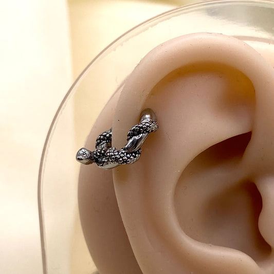 Snake Helix Hoop Earrings 1PC
