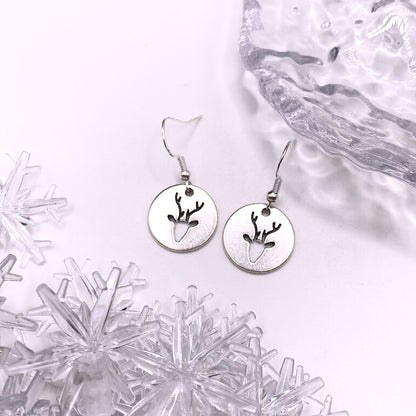 Reindeer Pendant Earrings