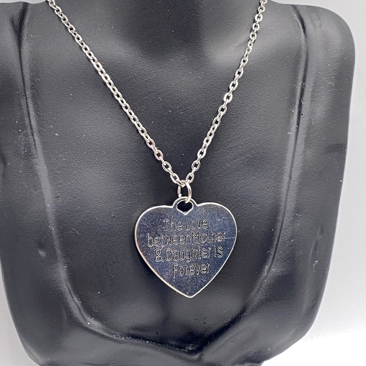 A Mother’s Love Slogan Heart Necklace