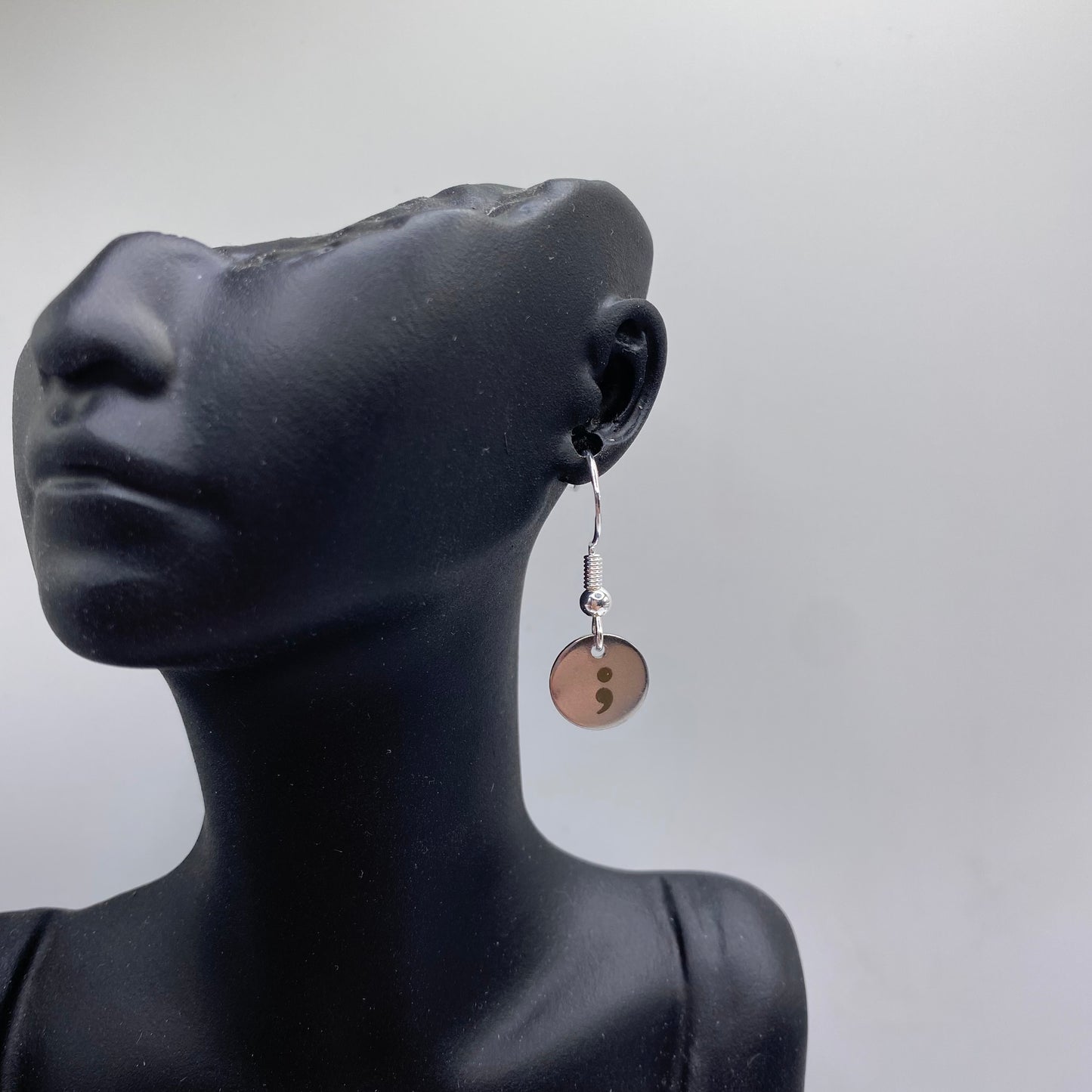 Semi Colon Earrings
