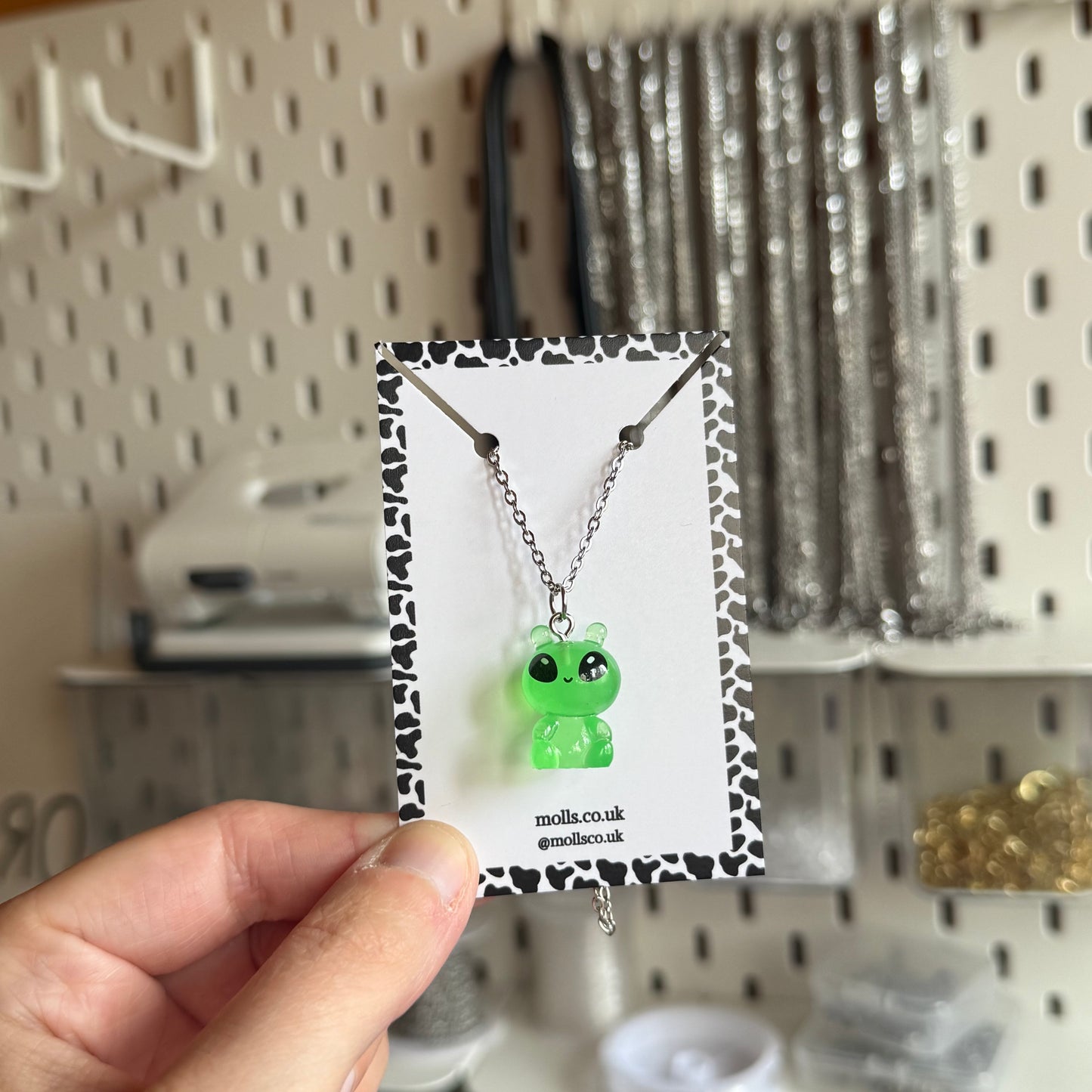 Alien custom necklace