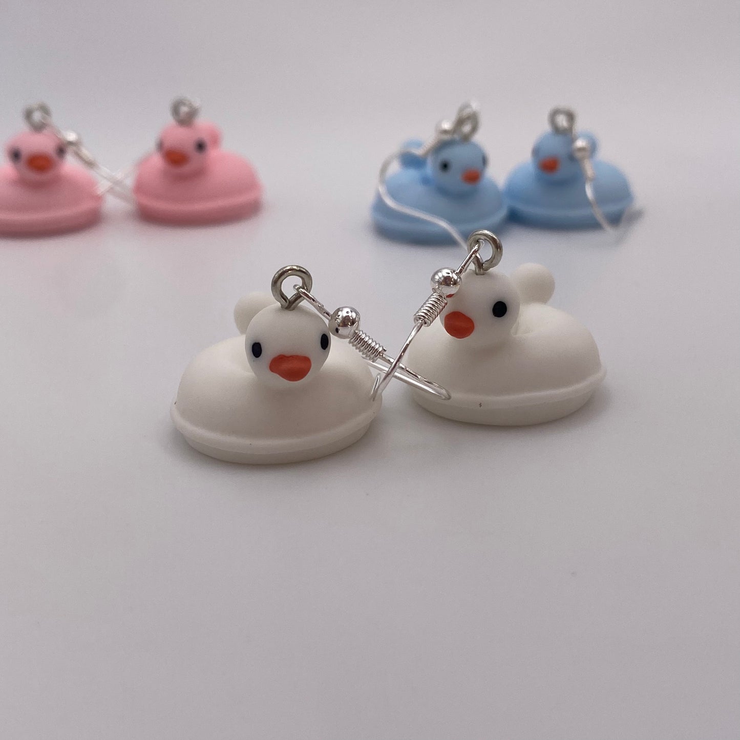 Rubber Duck Pool Float Earrings