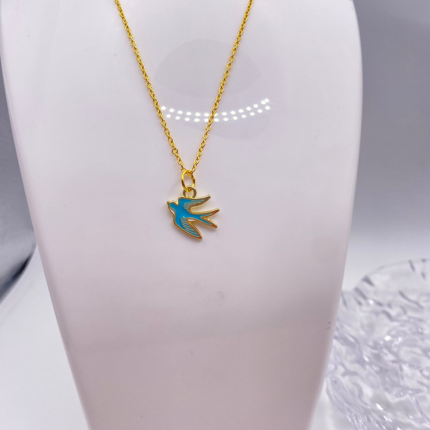 Blue Bird Necklace