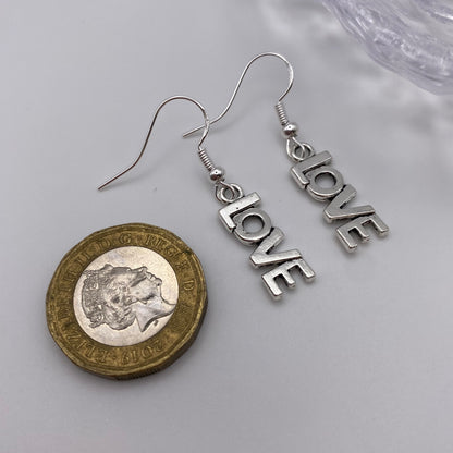 ‘Love’ Earrings