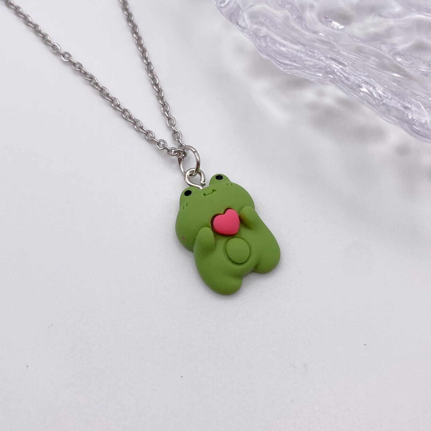 Frog Heart Necklace