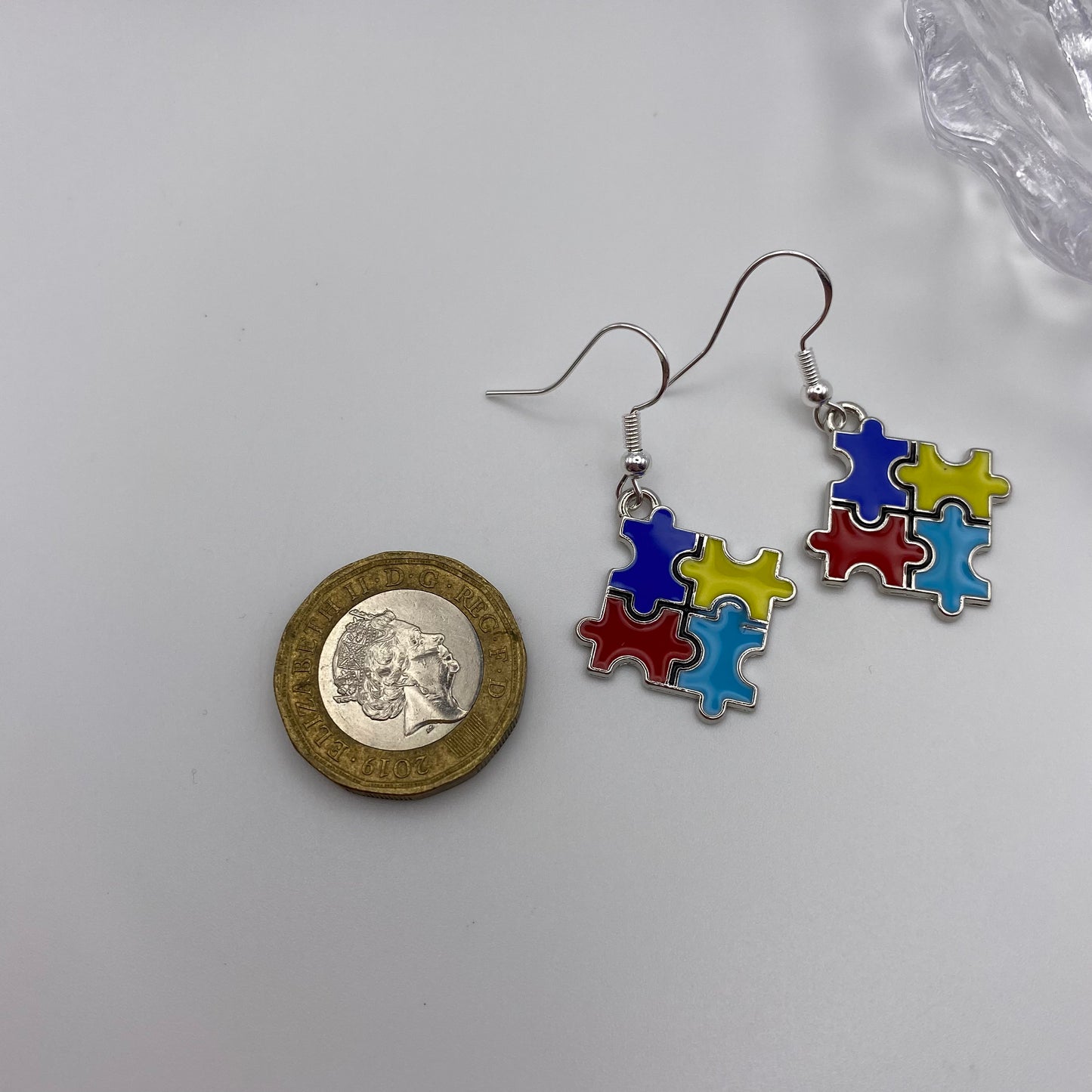 Jigsaw Puzzle Earrings