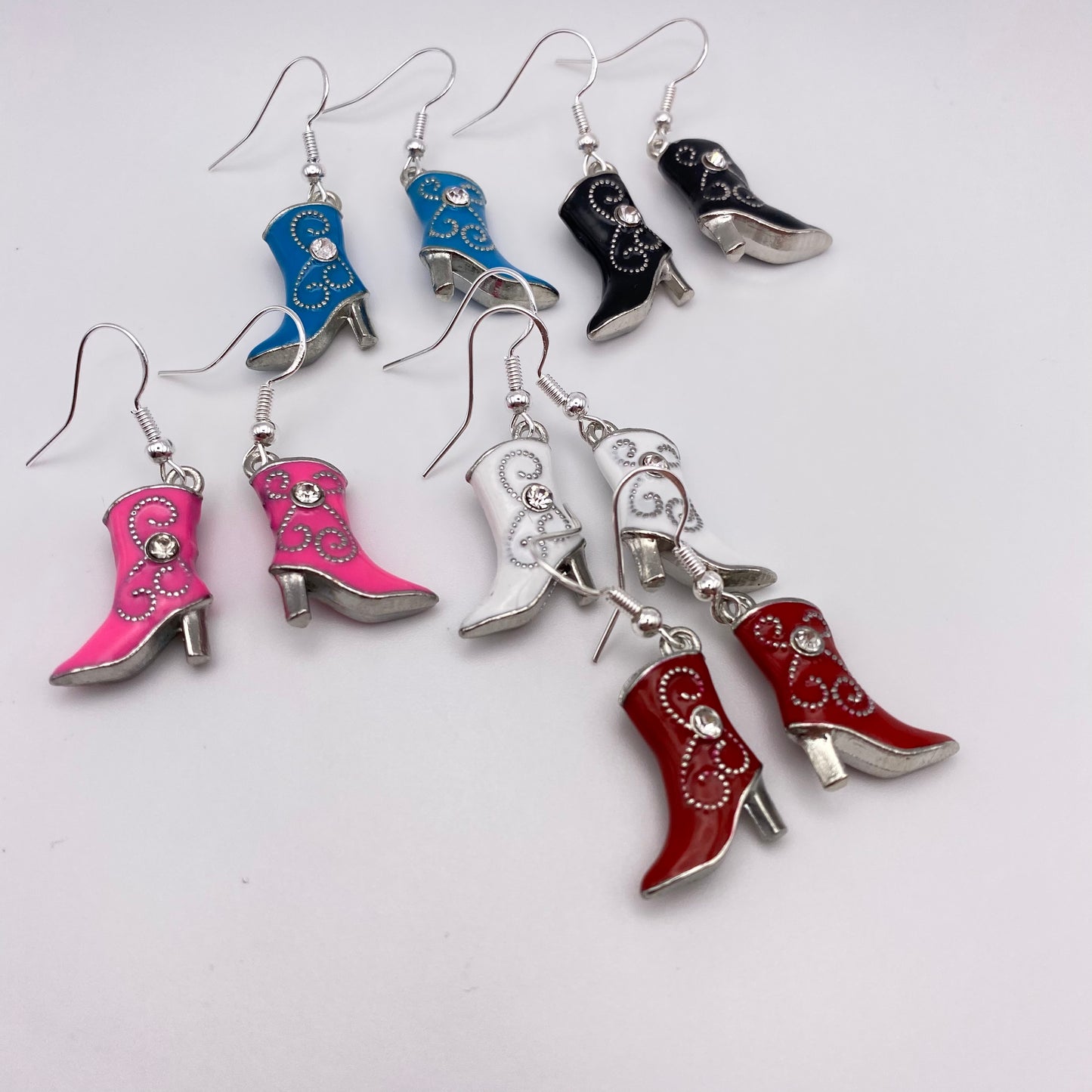 Colourful Cowboy Boots Earrings