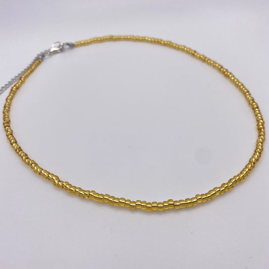 Gold Beaded Necklace