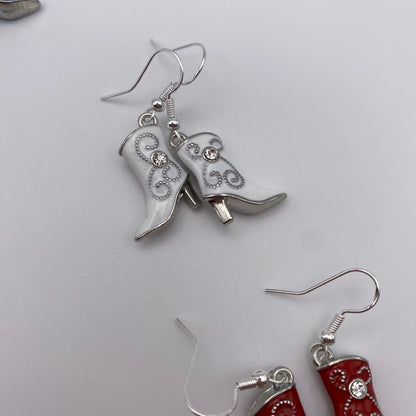 Colourful Cowboy Boots Earrings