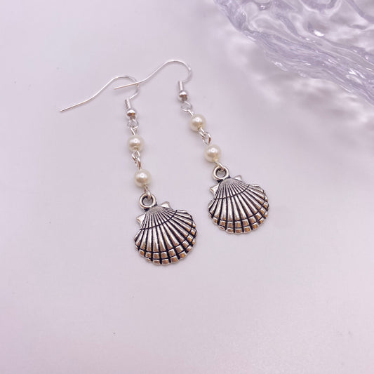 Pearl Shell Drop Earrings