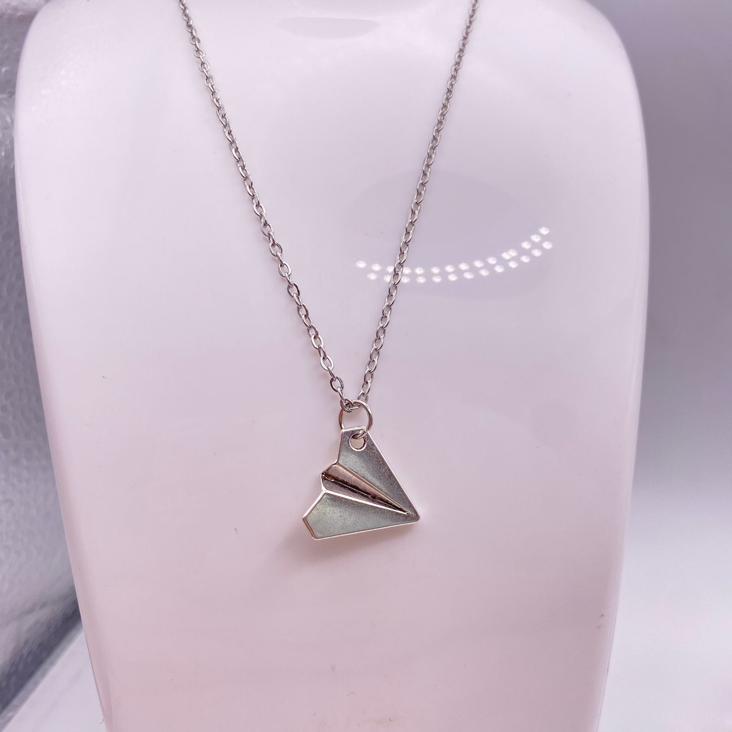 Paper Plane Necklace