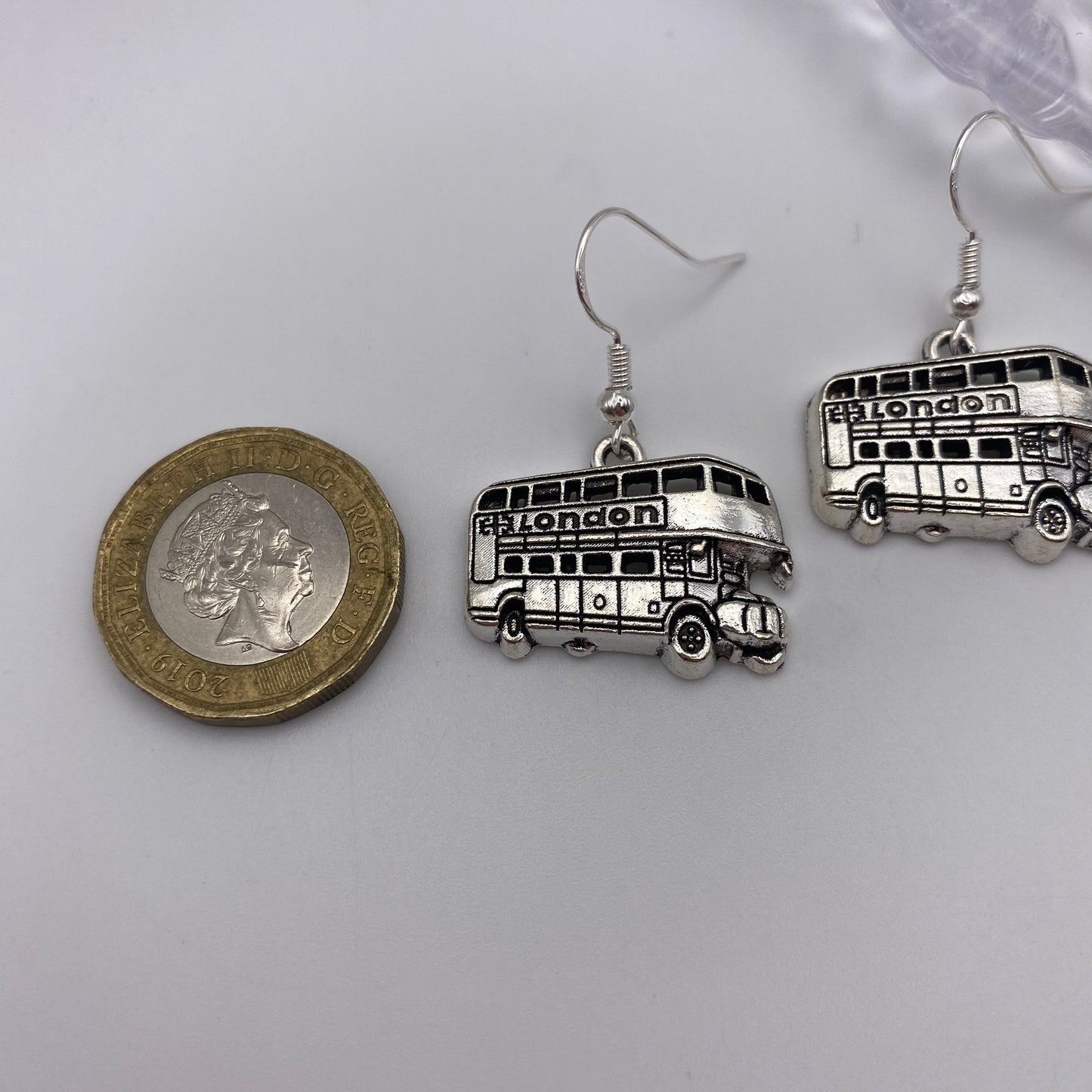 London Bus Earrings