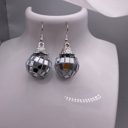 Mirror Disco Ball Earrings