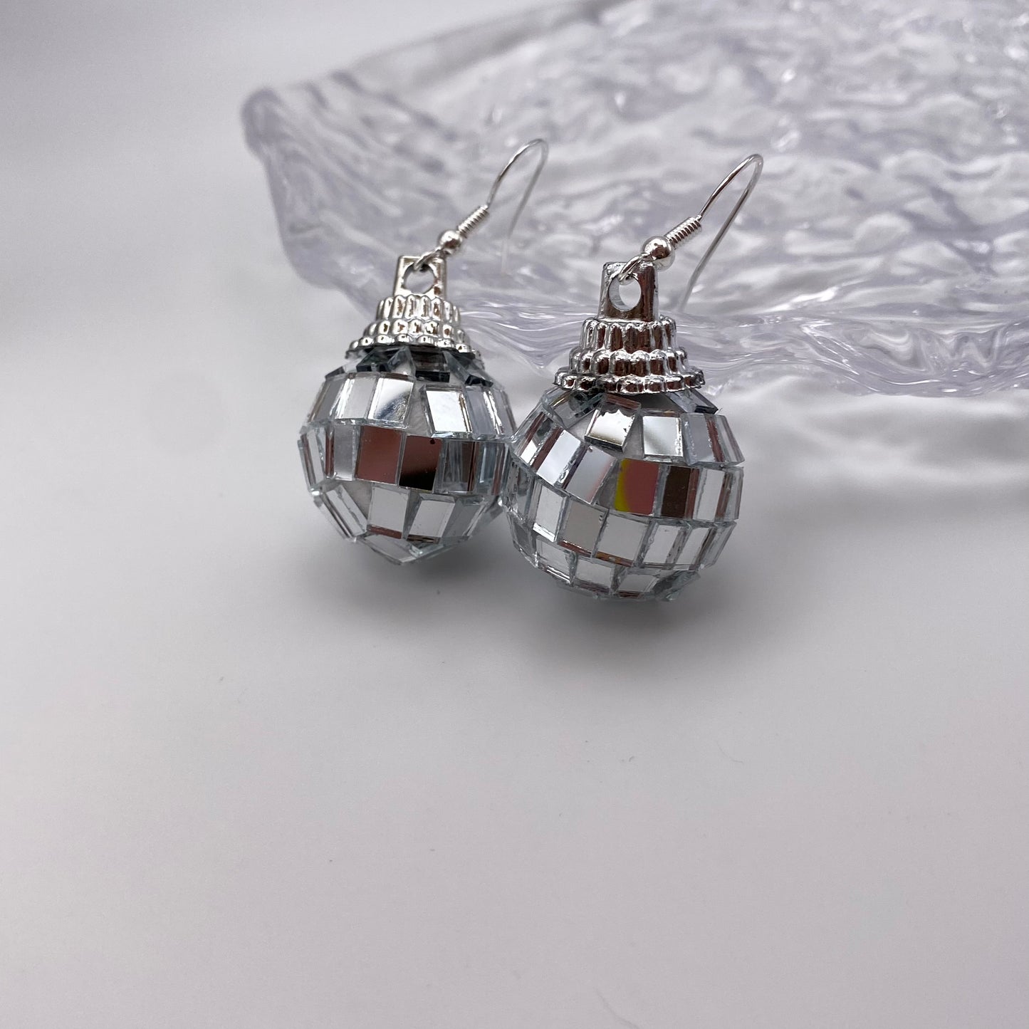 Mirror Disco Ball Earrings