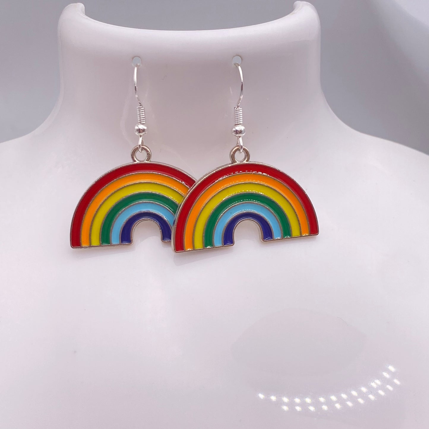 Big Rainbow Earrings