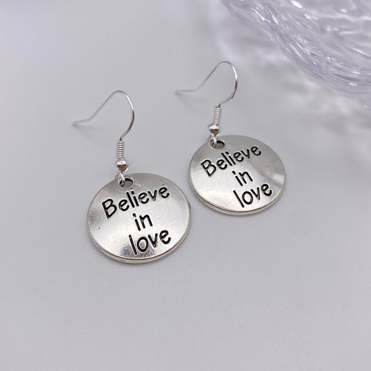 ‘Believe In Love’ Earrings