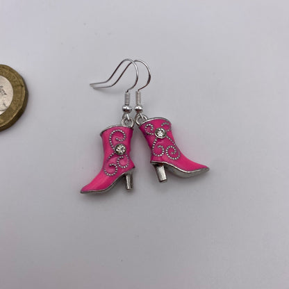 Colourful Cowboy Boots Earrings