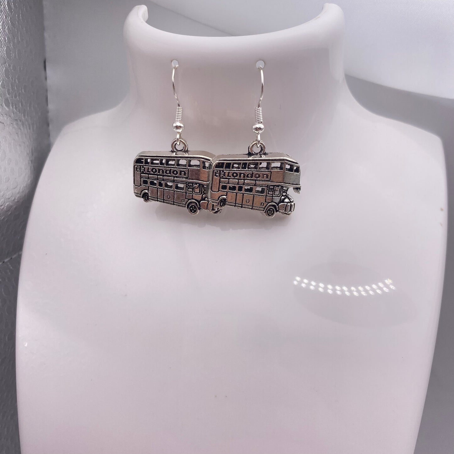 London Bus Earrings