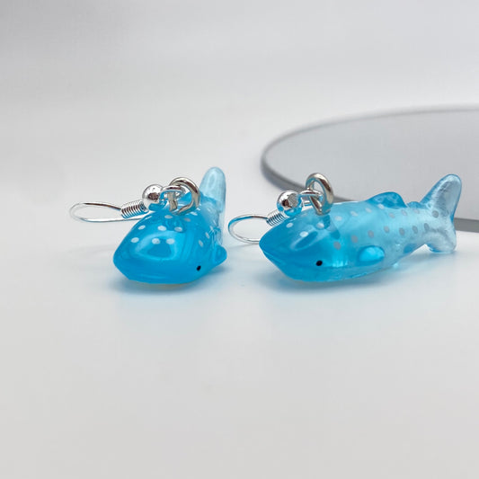 Blue Whale Earrings