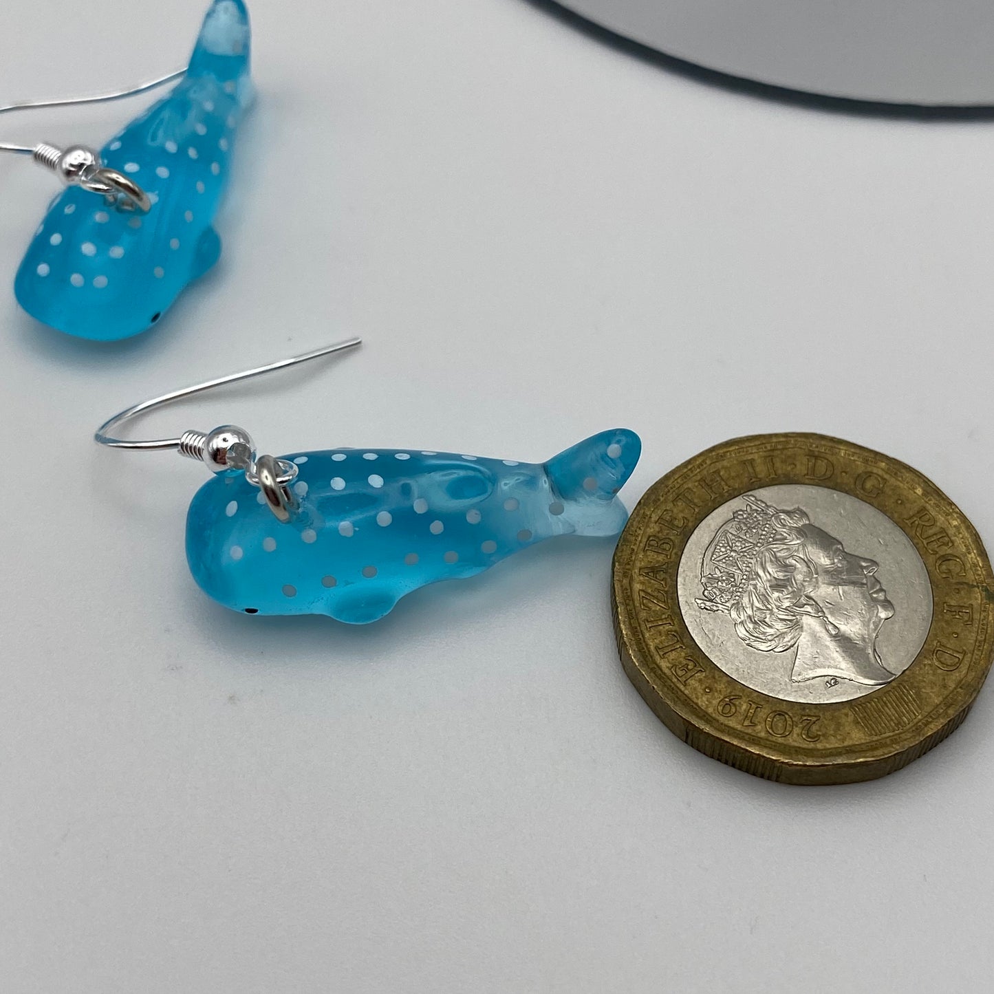 Blue Whale Earrings