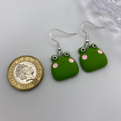 Frog Head Earrings