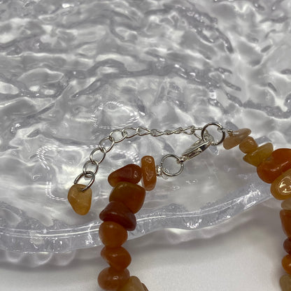 Yellow Agate Crystal Bracelet