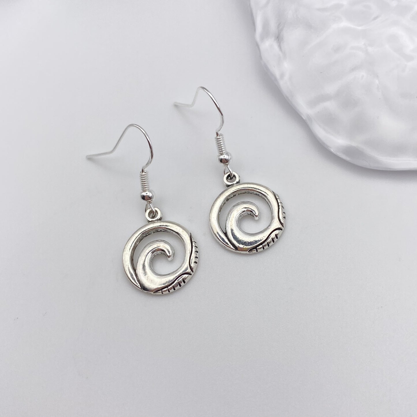 Wave Swirl Earrings