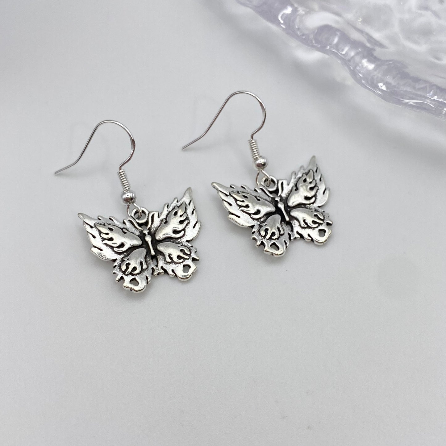 Fire Butterfly Earrings