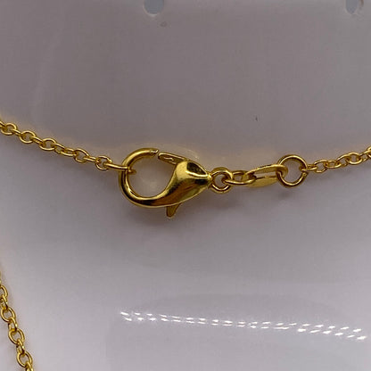 Small Gold Moon Necklace