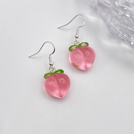 Pink Peach Earrings