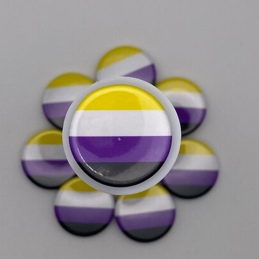 Non Binary Flag Pride Badge