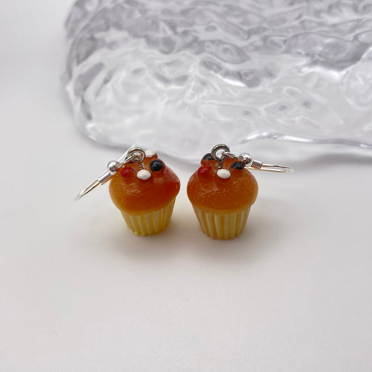 Plain Cupcake Earrings