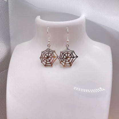 Spider Cobweb Earrings