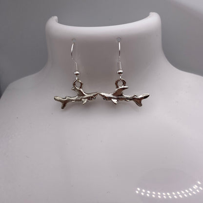 Small Shark Earrings