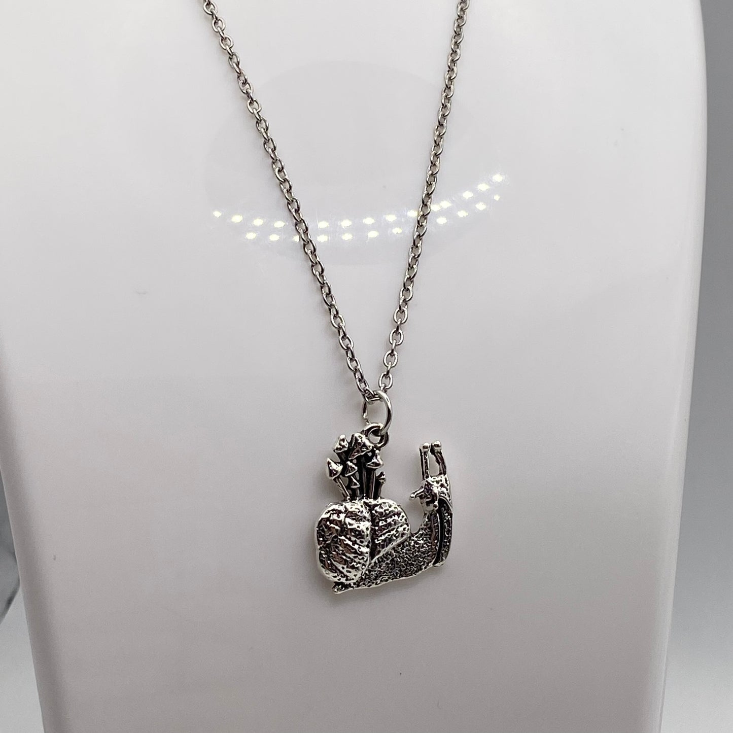 Mushroom Snail Necklace