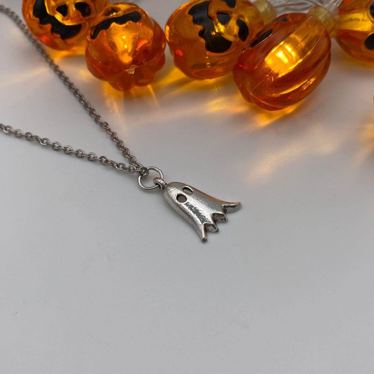 Silver Ghost Necklace