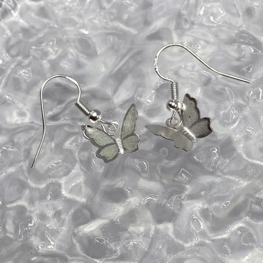 Small Dainty Butterfly Earrings