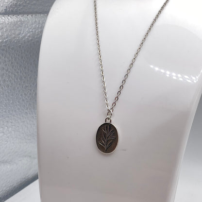 Leaf Imprint Necklace