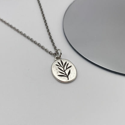 Leaf Imprint Necklace