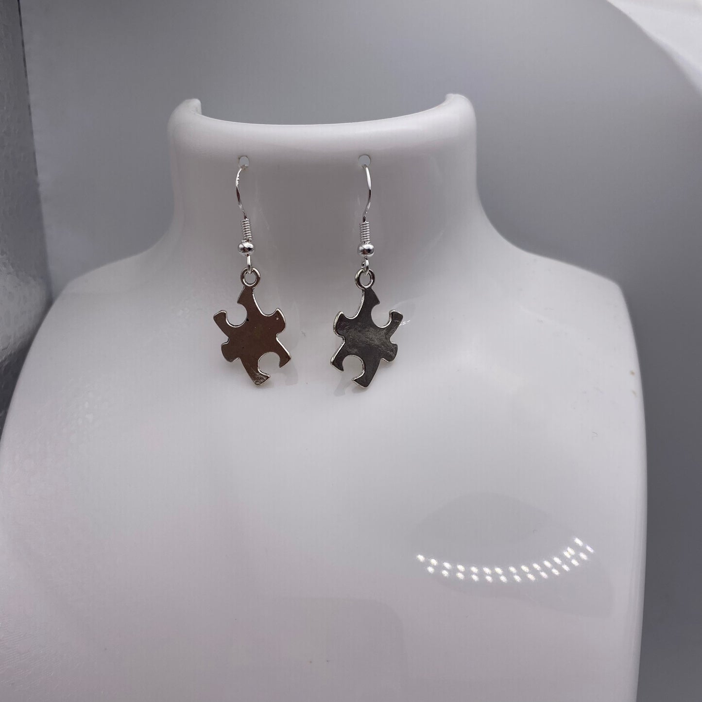 Jigsaw Piece Earrings