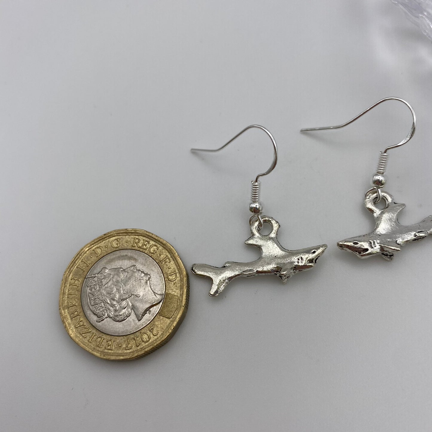 Small Shark Earrings